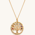 Mindful Alignment Chakra Tree Of Life Charm Necklace 3