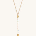 Supreme Awakening Moonstone Chakra Rosary Necklace 3