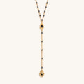 Spiritual Resilience Gold Plated Rosary Necklace 1