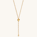 Supreme Love Rose Quartz Heart Gold Plated Necklace 3