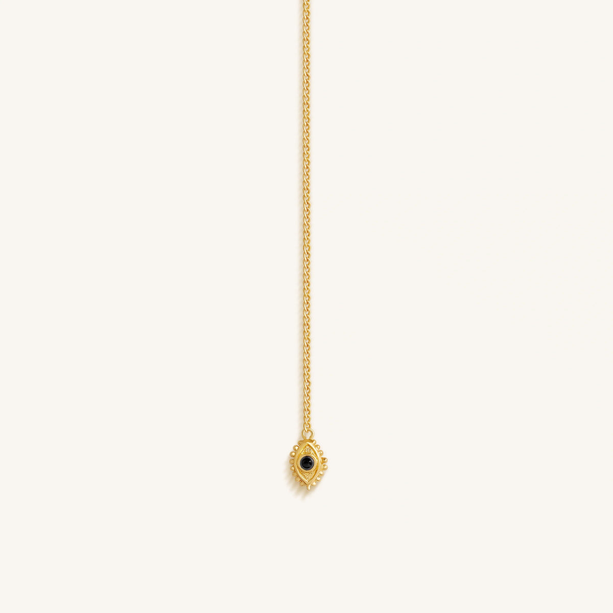 Mystic Drift Onyx Lariat Necklace