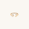 Shift in Consciousness Moonstone Gold Moon Ring 3