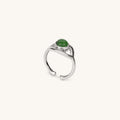 Abundant Flow Jade Evil Eye Ring 1