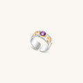 Soothing Relaxation Amethyst Tree of Life Ring 1