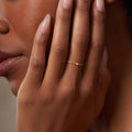 Grounded in Compassion Diamond Heart Ring 2