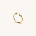 Pure Love Heart Petite Gold Ring 1
