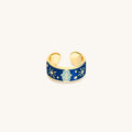 Utmost Protection Diamond & Blue Topaz Ring 3