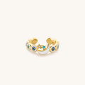 Sparkling Protection Moon & Star Ring 3