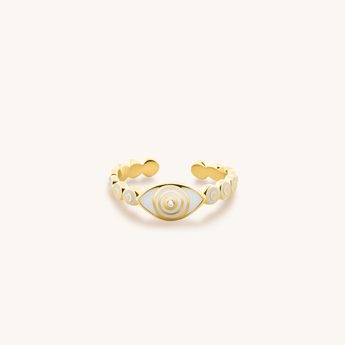 Delightful Peacefulness Evil Eye Ring