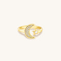 Intuitive Power Moon & Star Ring 3