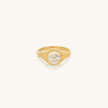 Success Enhancer Evil Eye Mother of Pearl Ring 3