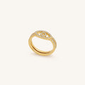 Still Vision Evil Eye Gold Stack Ring 1