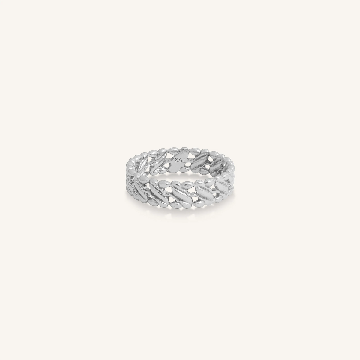 Flowing Harmony Sterling Silver Band