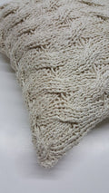 Wavy Golden Cotton Pillow 3
