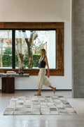 WINDOWS - Hair on Hide Custom Rug 1