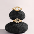 Calm Protection Evil Eye Gold Ring 6