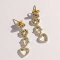 Radiant Insight Multi-Charm Dangle Earrings 4