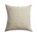 Zag Cable Knit Wool Decorative Pillow 1