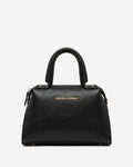 Zita (black) - Italian calf leather women's handbag (with shoulder strap) 1