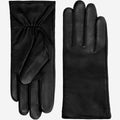 Zoey (black) – Sheepskin leather gloves with warm wool/cashmere lining & touchscreen function 1