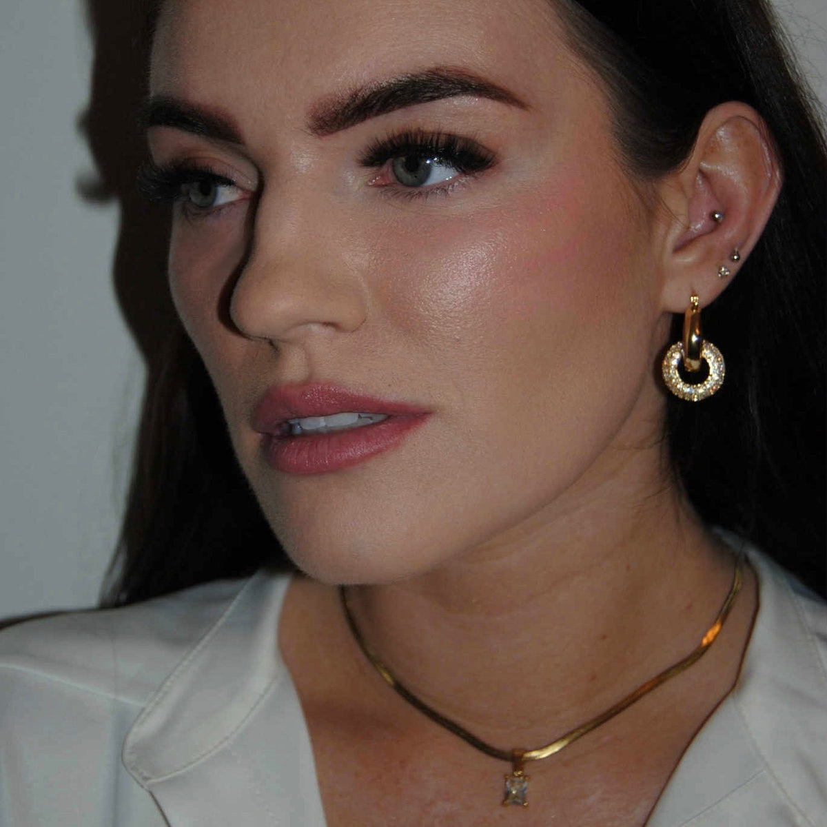 18K Gold-Plated Brooklyn Earrings