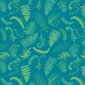 Beeswax Food Wrap - Fern Print 6