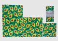Beeswax Food Wrap - Avocado Print 2
