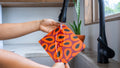 Beeswax Wrap Bulk Roll - Purple Papaya Print 3