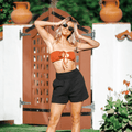 Black Cotton Shorts 3