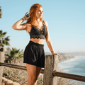 Black Cotton Shorts 6