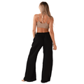 Black Cotton Cabana Pants 5