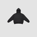 Black Distress Oversized Hoodie 1