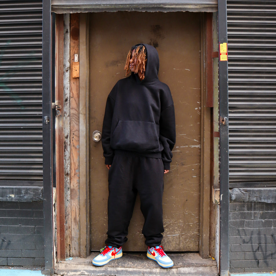 Bundle Of Three Black Oversized Hoodies