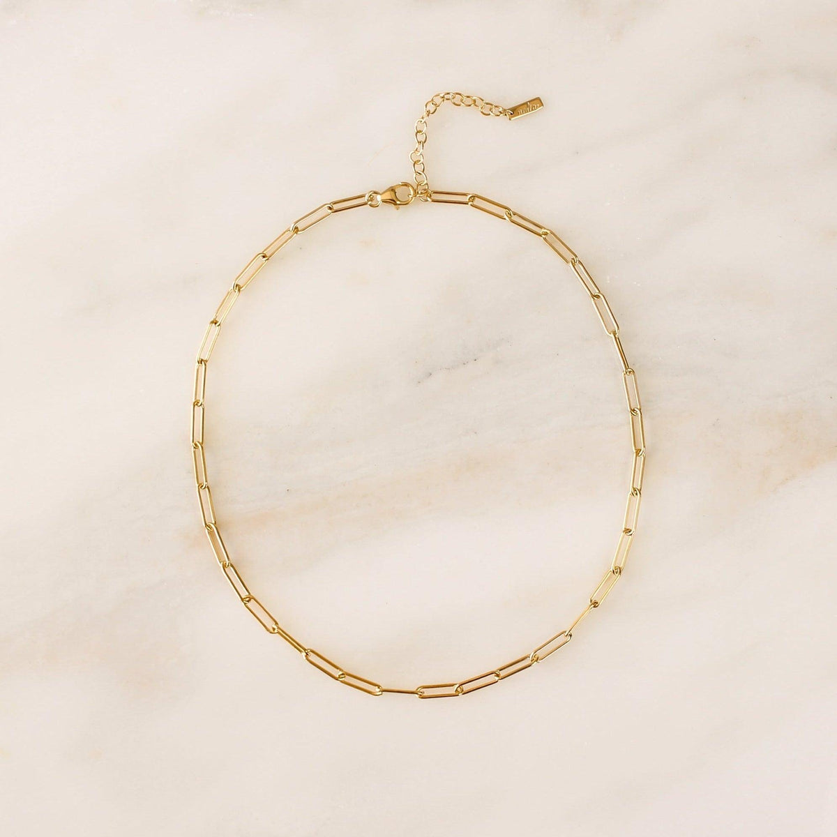 Bold Paperclip Chain Necklace