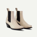 The Sandra Boot in Bone 3