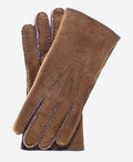 CA3466 (barley) - Men's Italian handsewn sueded lamb shearling gloves 1