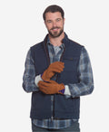 CA3646 (cork) - Men’s Italian carpincho cashmere-lined dress gloves 3