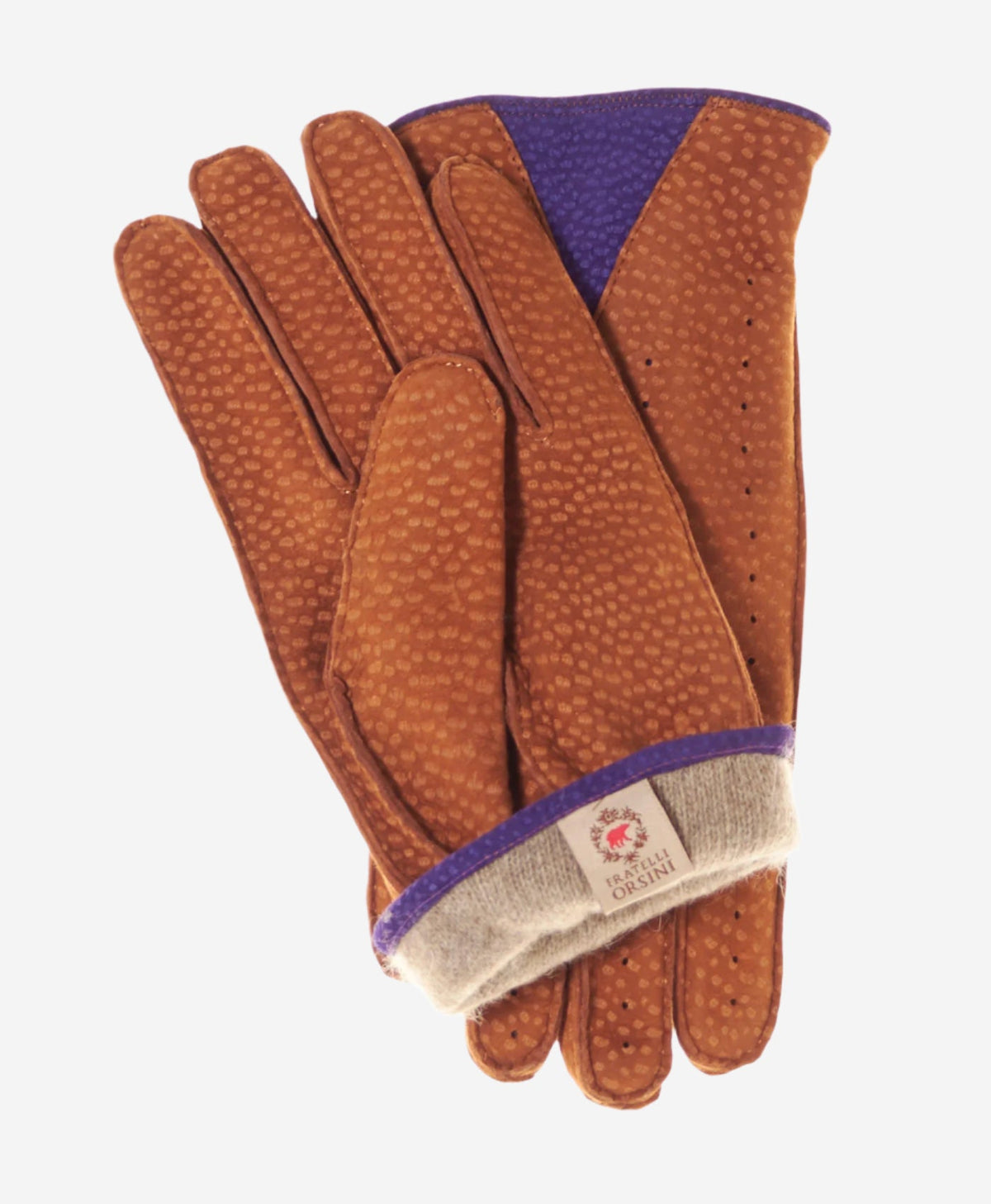 CA3646 (cork) - Men’s Italian carpincho cashmere-lined dress gloves