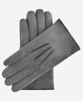 CA3951 (grey) – Men’s Italian suede dress gloves with cashmere lining 1