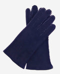 CA4465 (navy) - Women’s handsewn Italian sueded lamb shearling gloves 1
