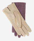 CA4538 (lilac) - Handsewn Italian carpincho women's dress gloves with cashmere lining 3