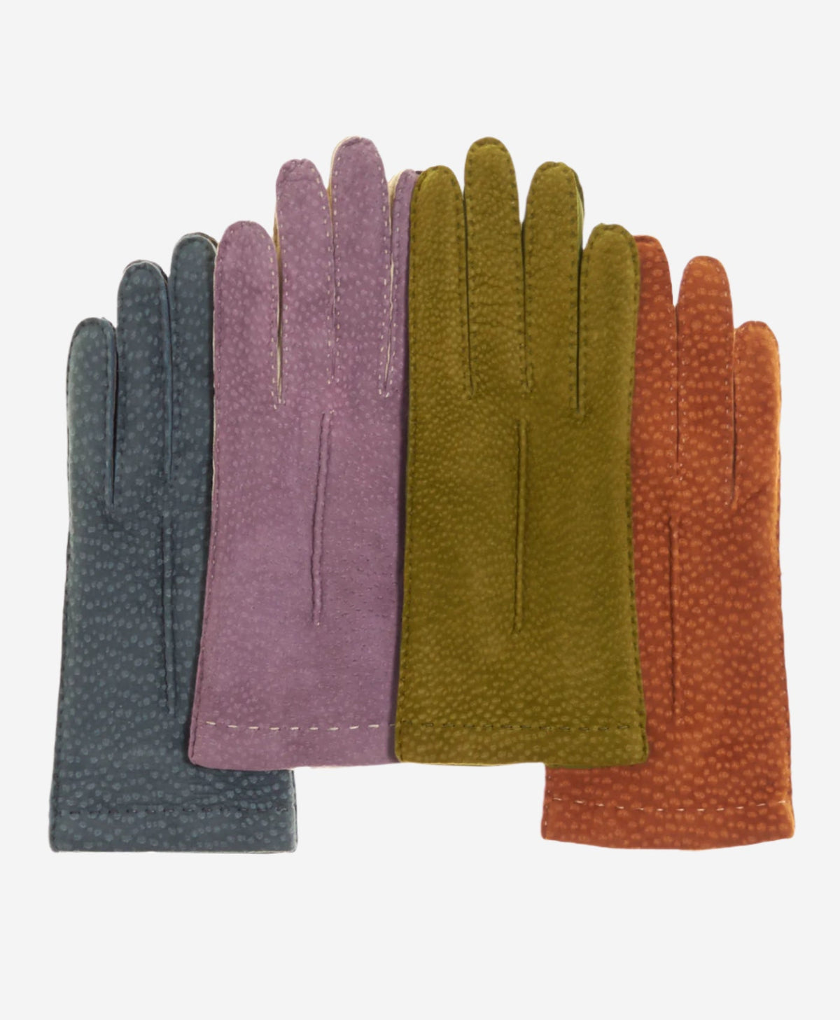 CA4538 (lilac) - Handsewn Italian carpincho women's dress gloves with cashmere lining