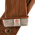 CA4987 (cognac) - Women's Italian Leather Lambskin Gloves with Strap 3