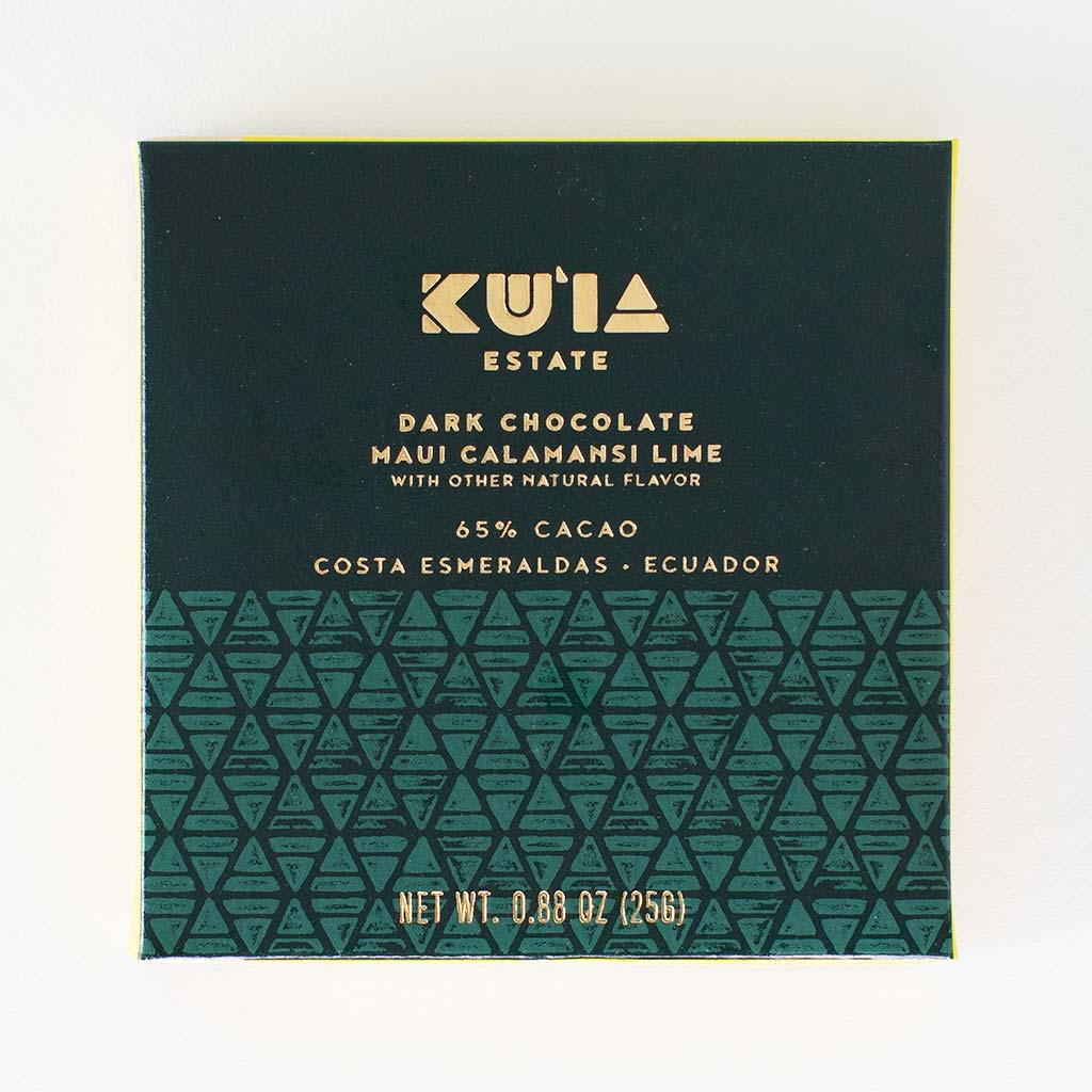 Calamansi Lime Dark Chocolate Bar