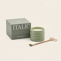 Soy Wax Ceramic Candle & Wick Trimmer Set 5