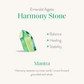 Verdant Guardian - Emerald Agate May Birthstone Evil Eye Gold Stud Earrings 4