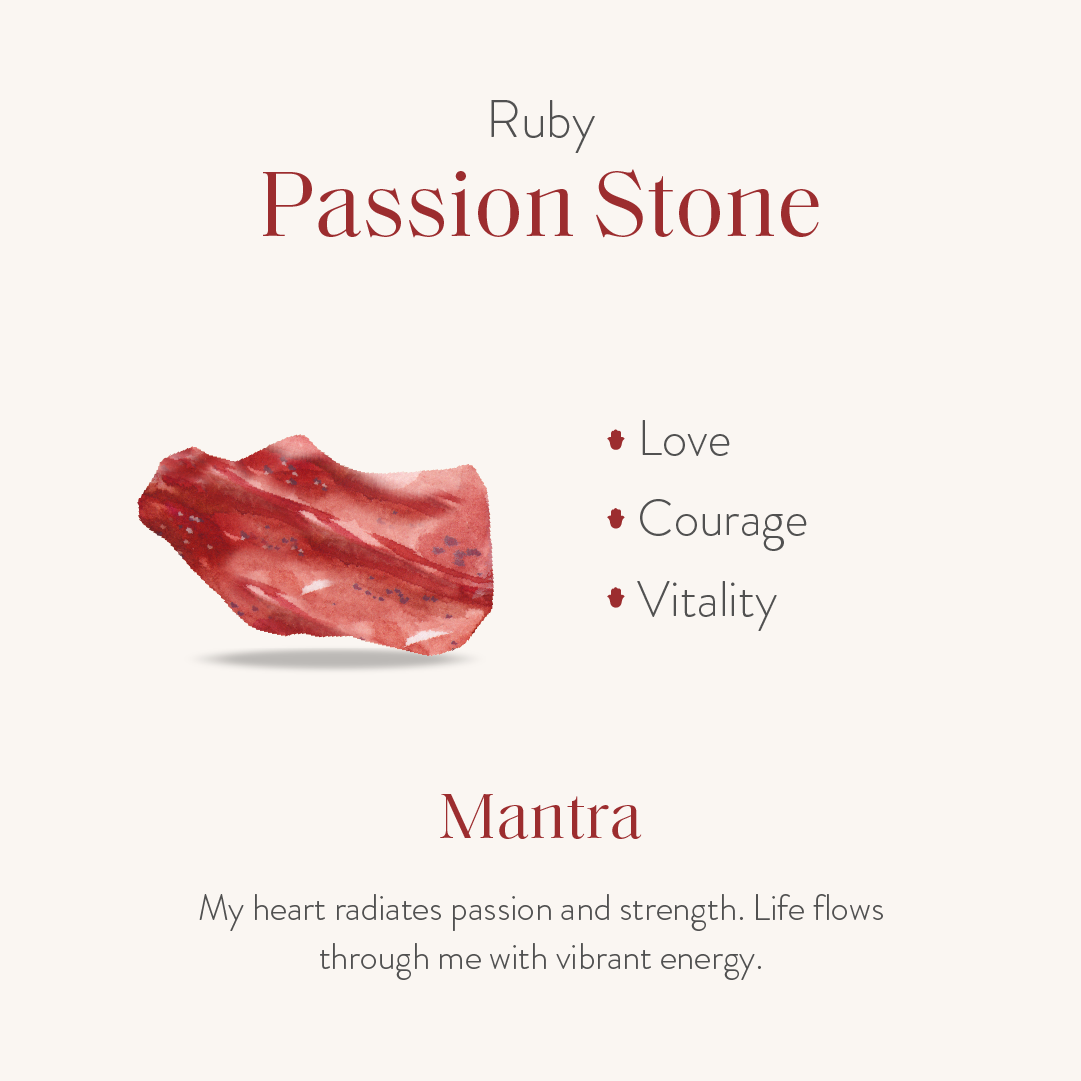 Bold Love Ruby Heart Wrap Bracelet