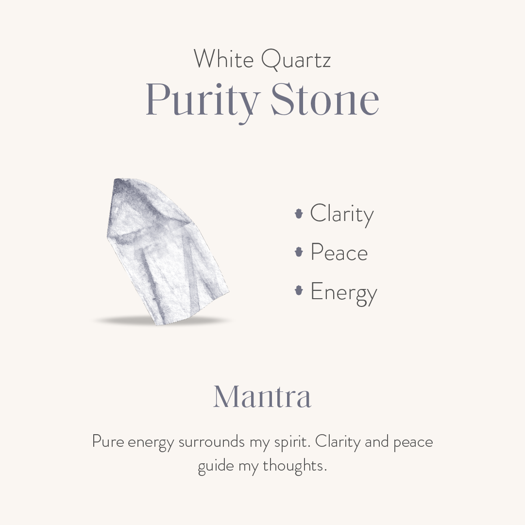 Balanced Spirit - Clear Quartz April Birthstone Wrap