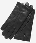 CC3001 (black) - Men's Italian cashmere lined leather gloves 1