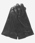 CC3104 (black) - Men's Italian handsewn cashmere lined leather gloves 3